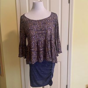 Free people top size medium & skirt size medium
